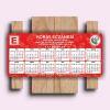 Eczane Takvimli Magnet 15x7cm - 1000 adet